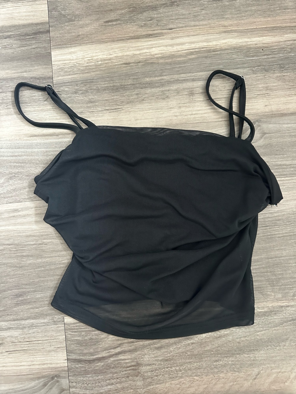 Black Women's Mesh Tank Slip